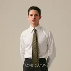 Acme Cultum хлопковая сорочка twill - белая