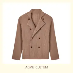 Acme Cultum двубортный мериносовый кардиган — овсяно-бежевый