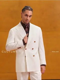Cultum костюмный пиджак — молочно-белый