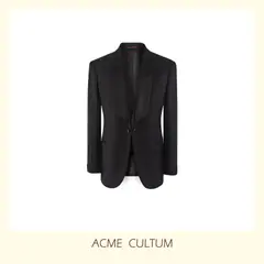 Acme Cultum шерстяной смокинг с шалевым воротником — чёрный