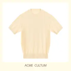 Acme Cultum льняная футболка — бежевая