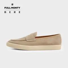 Full Monty замшевые лоферы — песочные
