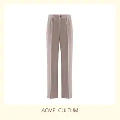 Acme Cultum брюки из шерсти и хлопка — серые