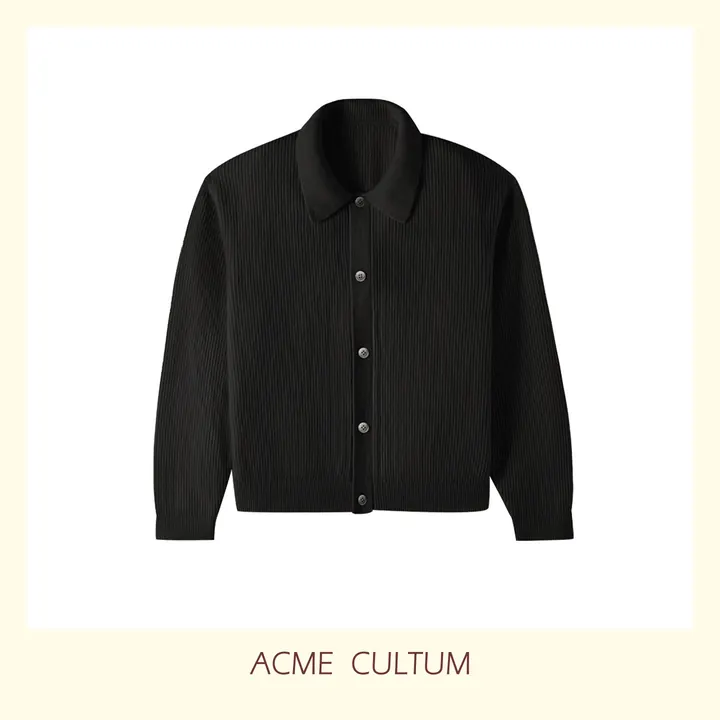 Acme Cultum шерстяной кардиган — чёрный