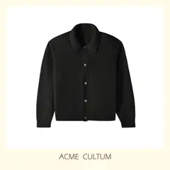 Acme Cultum шерстяной кардиган — чёрный